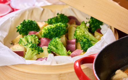 写真：朝食一例